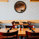 interior of restaurant dining room